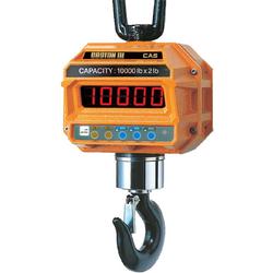 CAS Caston III Digital Crane Scales come standard with rechargable battery pack, spare battery, charger and remote control.