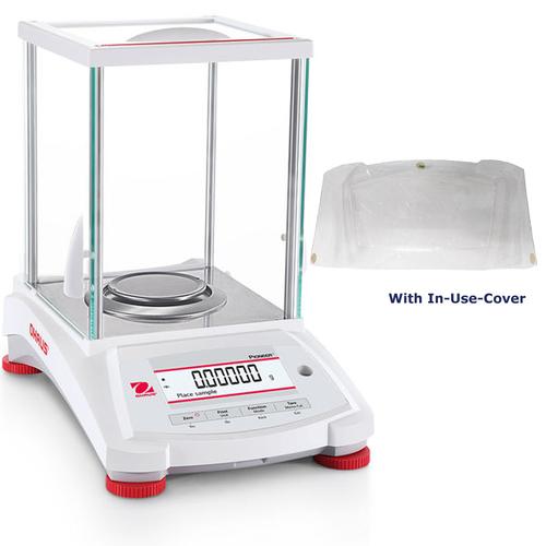 Ohaus PX323-COVER - Pioneer PX Analytical Balance with Internal Calibration and In-Use-Cover,320 g x 1 mg
