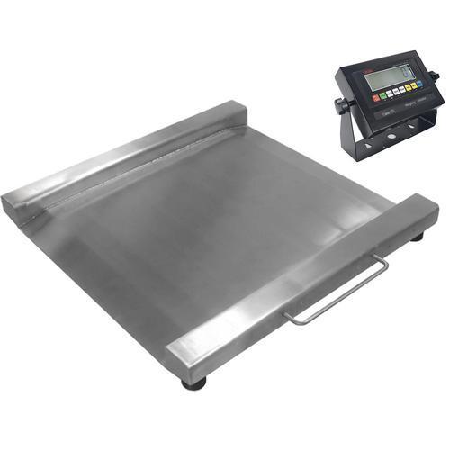 LP Scale LP7622MAL-3030-5000 Legal for Trade Aluminum 2.5 x 2.5 Ft  LCD Portable Drum Scale 5000 x 1 lb