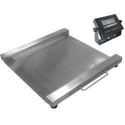 LP Scale LP7622MAL-4848-1000 Legal for Trade Aluminum 4 x 4 Ft  LCD Portable Drum Scale 1000  x 0.2  lb
