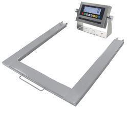 LP Scale LP7624A-5040SS-5000-4 Stainless Steel 40 x 50 x 4 inch LCD Portable U-Beam Scale 5000 x 1 lb