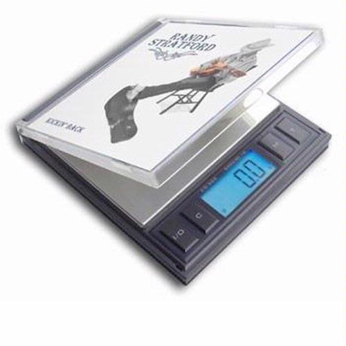 American Weigh CD Case Scale, Rock, 500 x 0.1 g