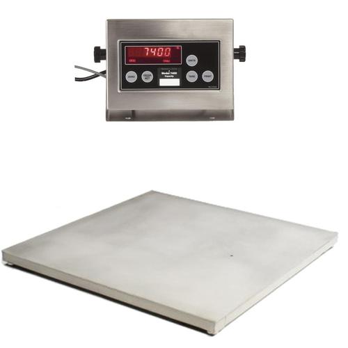 Pennsylvania Scale SS6674-4848-1K Stainless Steel 48 x 48 Inch Floor Scales Legal for Trade 1000 x 0.2 lb