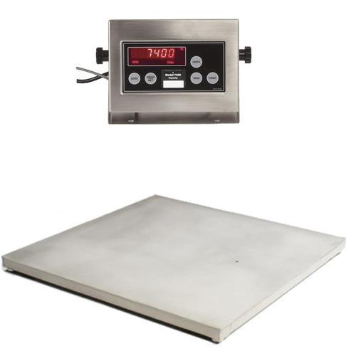 Pennsylvania Scale SS6674-4848-5K Stainless Steel 48 x 48 Inch Floor Scales Legal for Trade 5000 x 1 lb