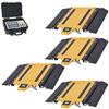 LP Scale LP7660W-Y-1624-20-4 Wireless Axle Scales with Four 16 x 24 pads and Weighing indicator total 80000 x 10 lb