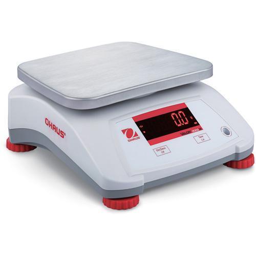 Ohaus V22PWE3T Valor 2000 Compact Washdown Scale (30035683) - 6 x 0.001 lb - Open Box