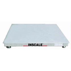 Inscale 33-10-S Stainless Steel Floor Scale, 3 x 3, 10000 x 2 lb