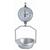 Chatillon 4230DD-T-AS Mechanical Hanging 9 inch Scale with AS Pan, Double Dial, 30 lb x 1/2 oz