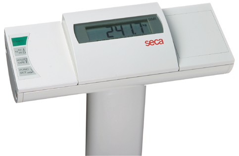 Seca 703 High Capacity Digital Medical Scale includes the Seca 220 height rod