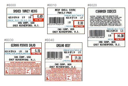 CAS LP Labels