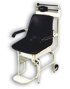 The Detecto 475 mechanical chair scale is reliably built for patients with special health care problems. Sturdy construction combines with time-saving design features in the most functional chair scales available anywhere. With heavy-duty understructure, these Detecto medical scales come fully assembled and ready to use.  - Detecto medical scales are made in the USA