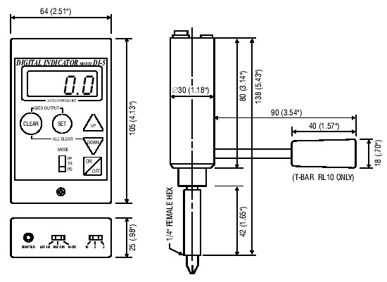 Imada DI-5-RL Digital Torque Tester