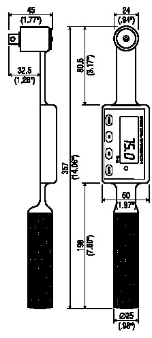 Imada DW-75 Torque Tester / Torque Wrench 