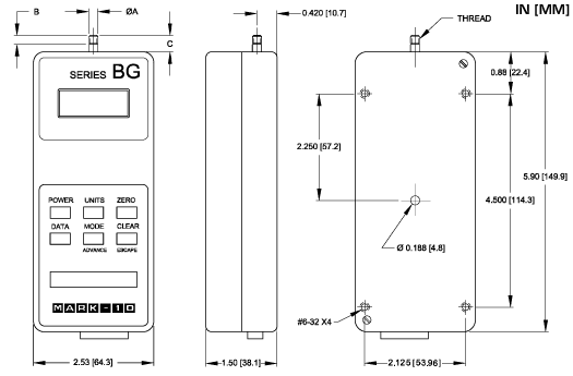 Mark 10 BG Digital Force Gauges 